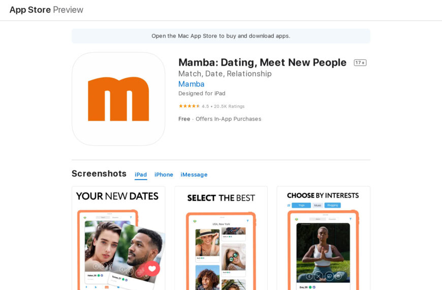 Entdecken Sie die Welt des Online-Dating – Mamba Review
